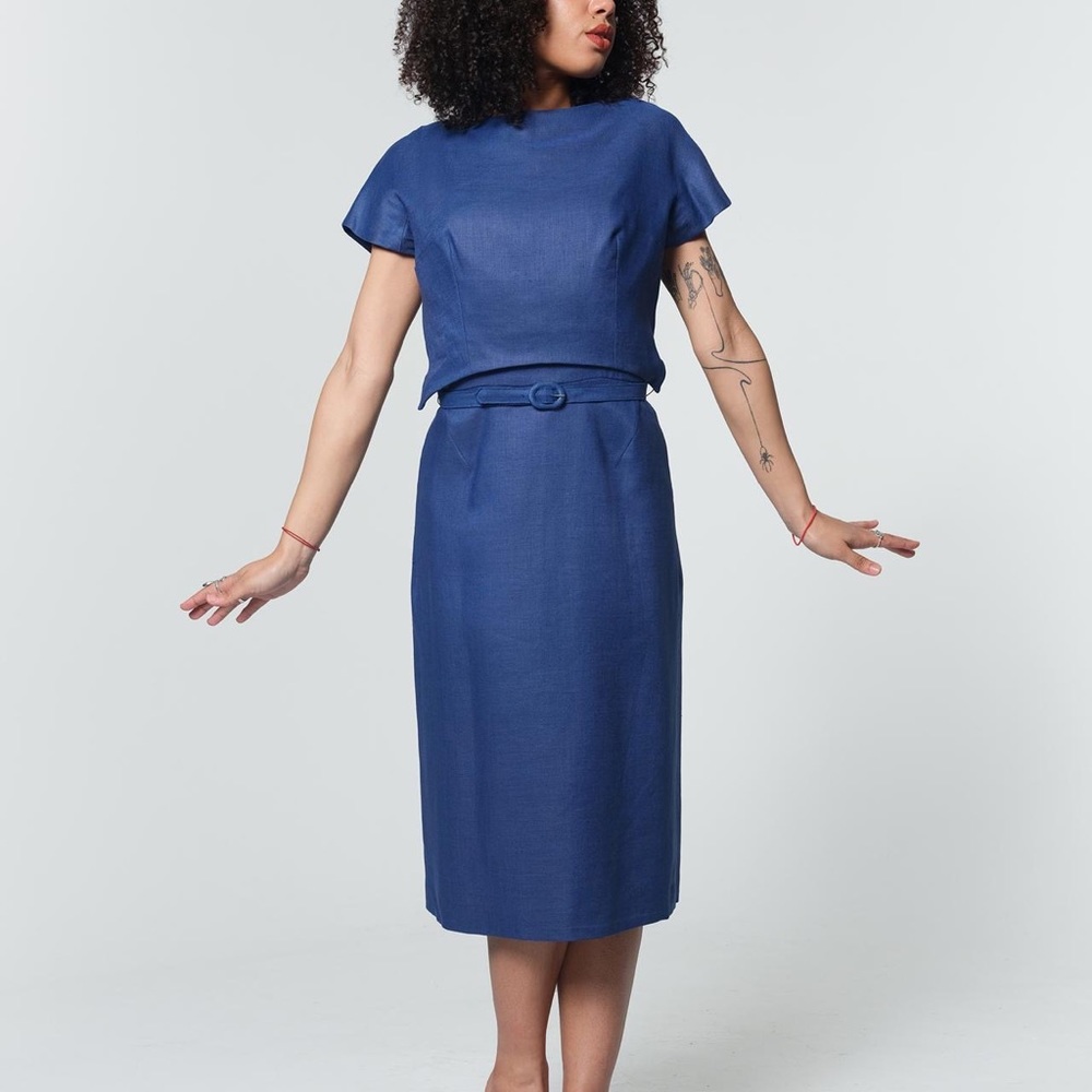 Vintage 50s Sheath Dress